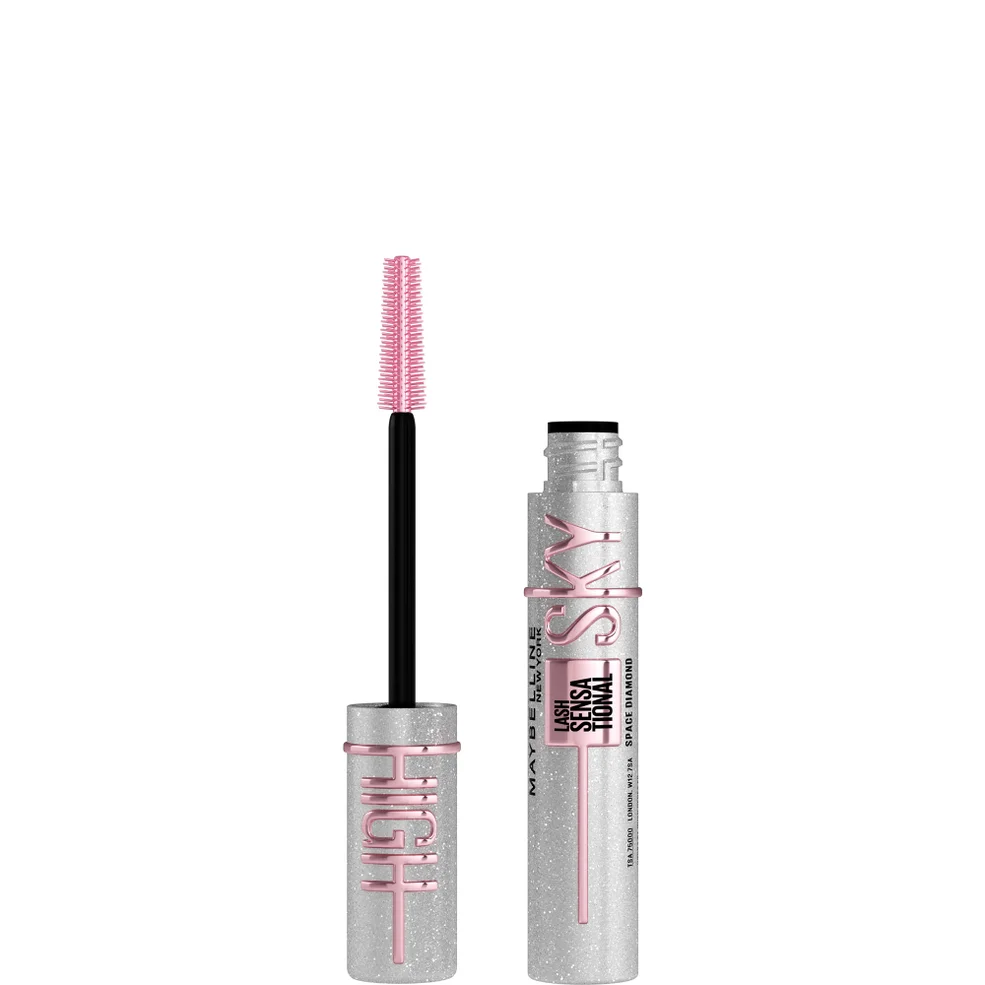 Maybelline Mascara Lash Sensational Sky High Volumizing & Thickening Eyelash Lengthening, Top Coat, Space Diamond 8ml Imagen 1