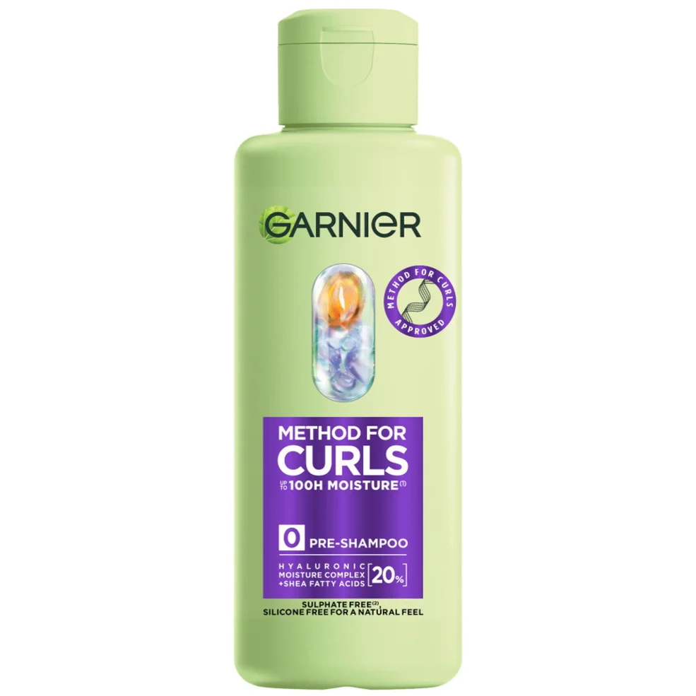 Garnier Method For Curls Pre-Shampoo, up to 100H moisture and definition 200ml Imagen 1