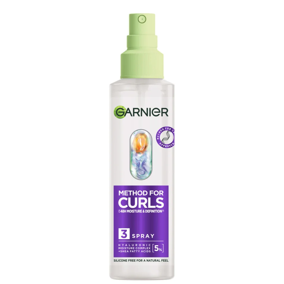 Garnier Method For Curls Spray, up to 48H moisture and definition 150ml Imagen 1