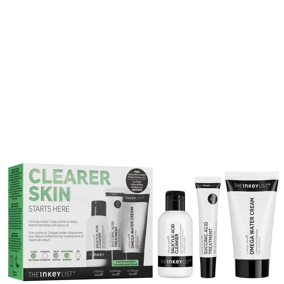 The Inkey List Clear Skin Kit Imagen 1