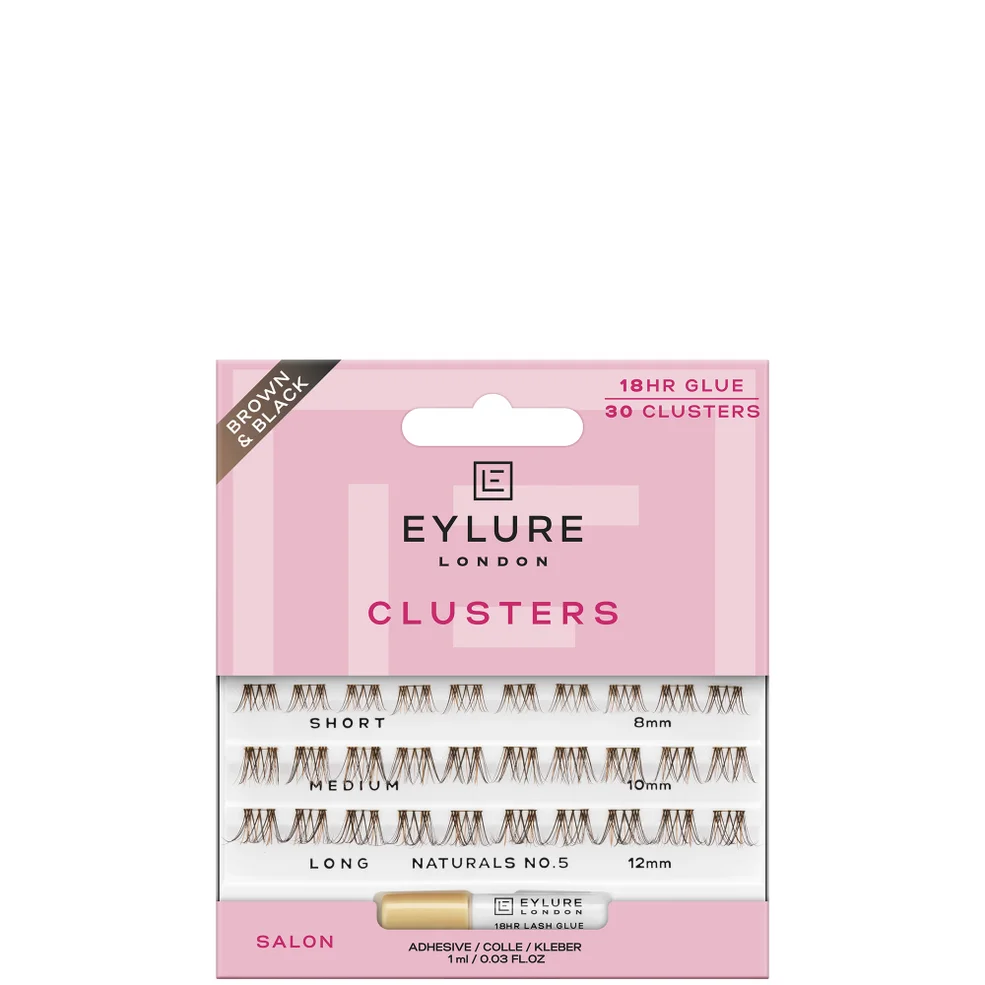 Eylure Brown/Blk Cluster- Brown/Black Naturals No.5 Imagen 1