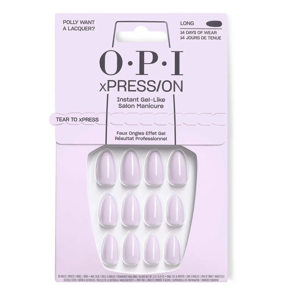 OPI'm Dreaming xPRESS/ON Artificial Nails - Polly Want a Lacquer? Imagen 1