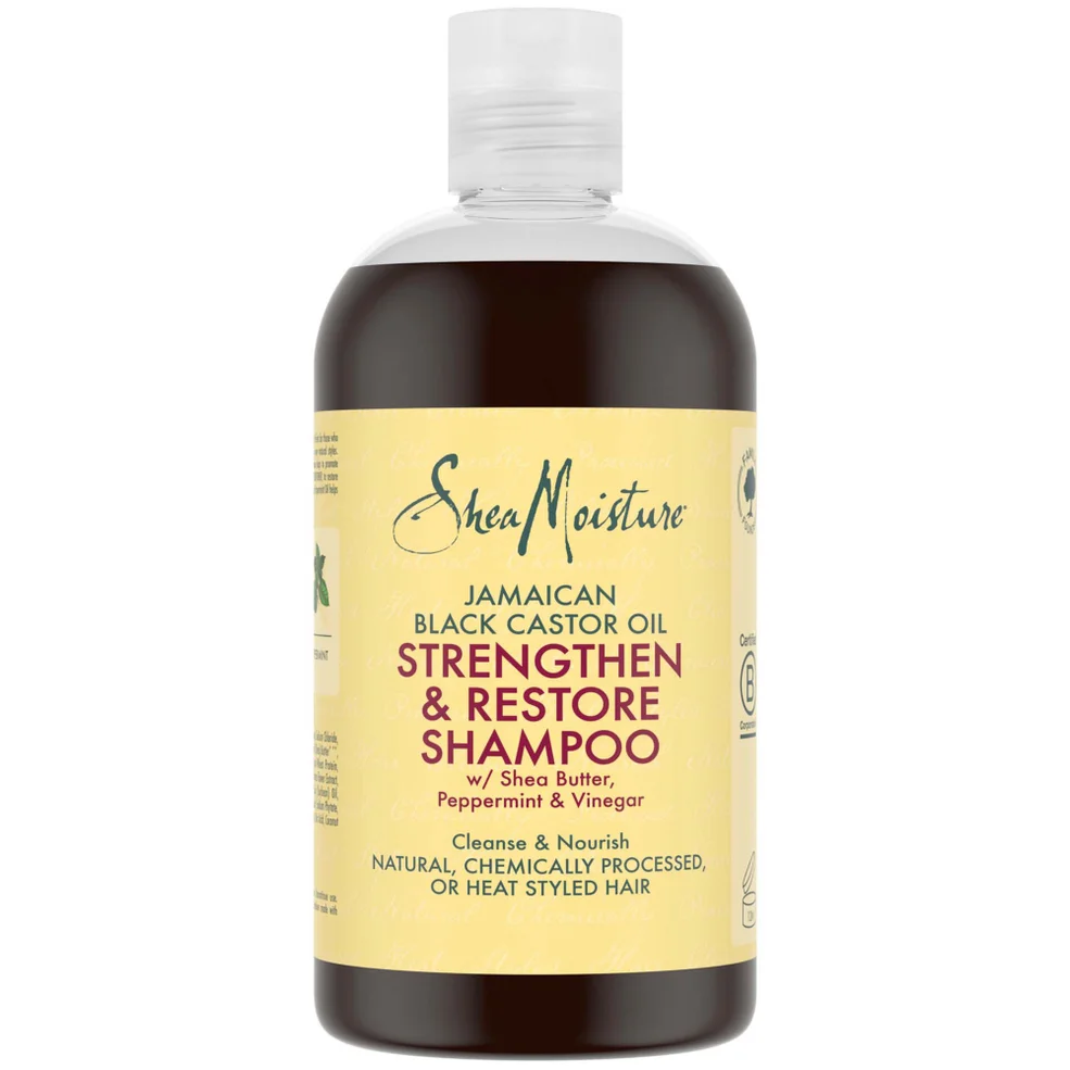 SheaMoisture Jamaican Black Castor Oil Strengthen, Grow & Restore Shampoo 384ml Imagen 1