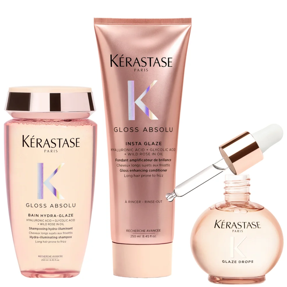 Kérastase Gloss Absolu Shampoo, Conditoner and Oil Bundle Imagen 1