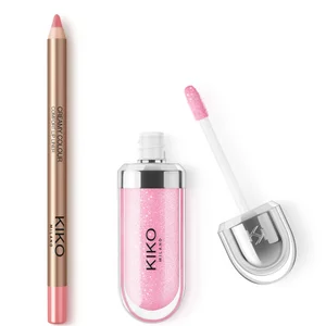 KIKO Milano 3D Hydra Lip Combo (Various Shades) - Option Peony Pink