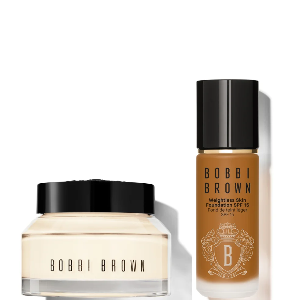 Bobbi Brown 24-hour Hydration Duo - Vitamin Enriched Face Base & Foundation Bundle (Various Shades) Imagen 1