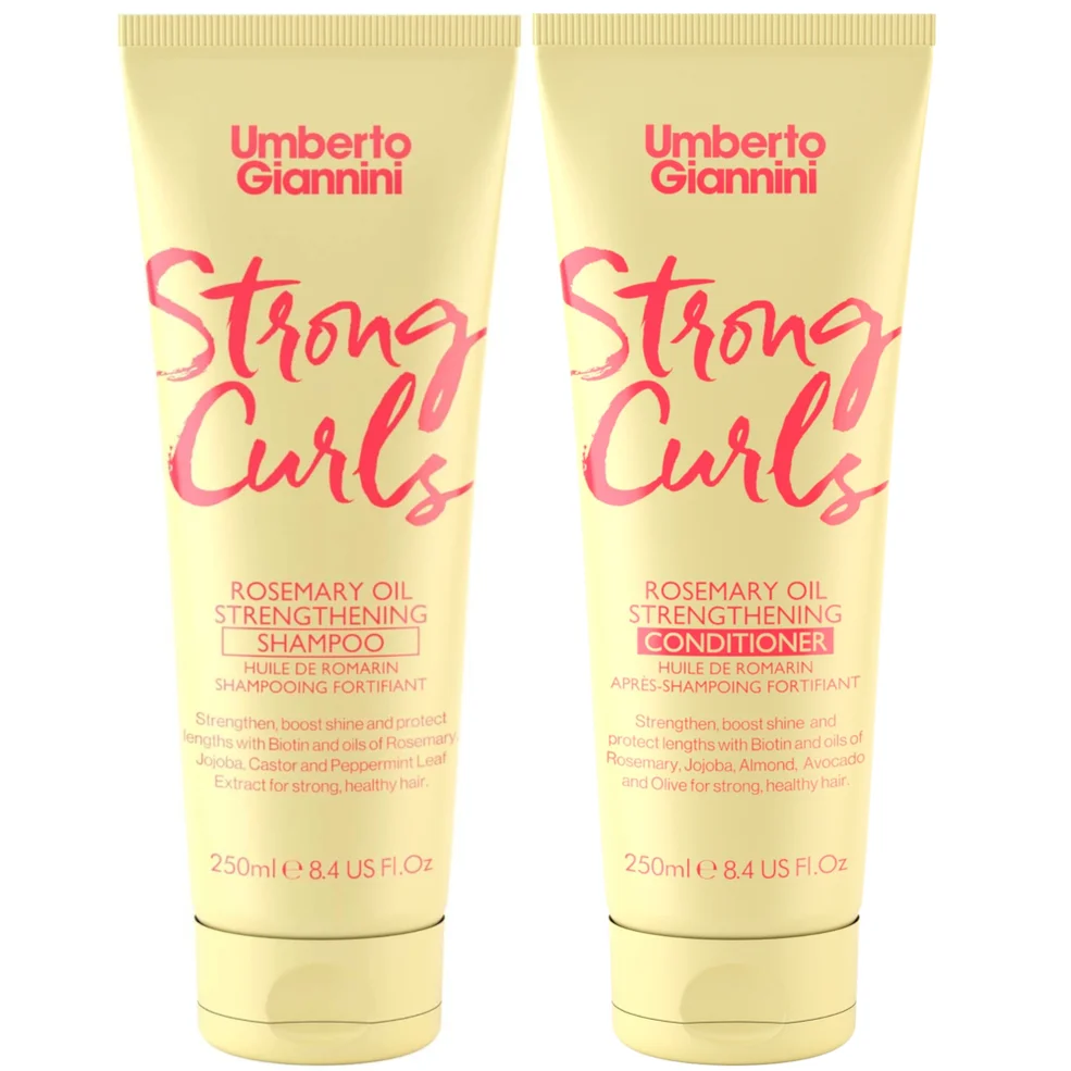 Umberto Giannini Strong Curls Strengthening Shampoo & Conditioner Duo Imagen 1