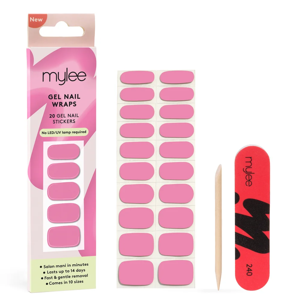 Mylee Gel Nail Wraps - Peony Imagen 1