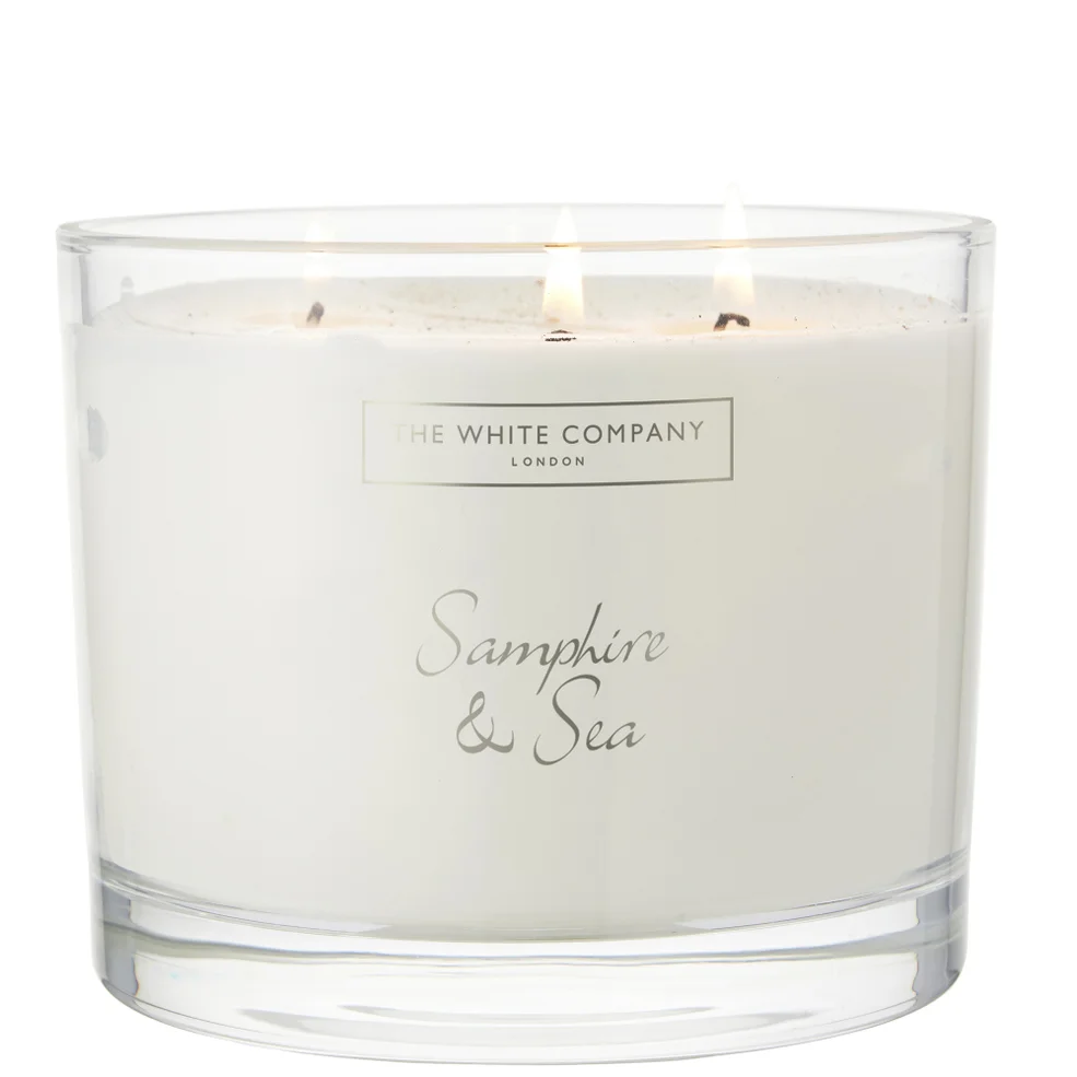 The White Company Samphire & Sea Large Candle 770g Imagen 1