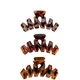 brushworks Pinzas de pelo efecto carey - Pack de 3