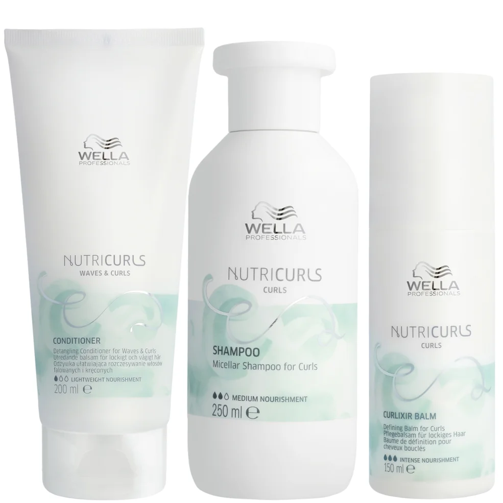Wella Professionals Care Nutri Curls Trio Regime Bundle Imagen 1