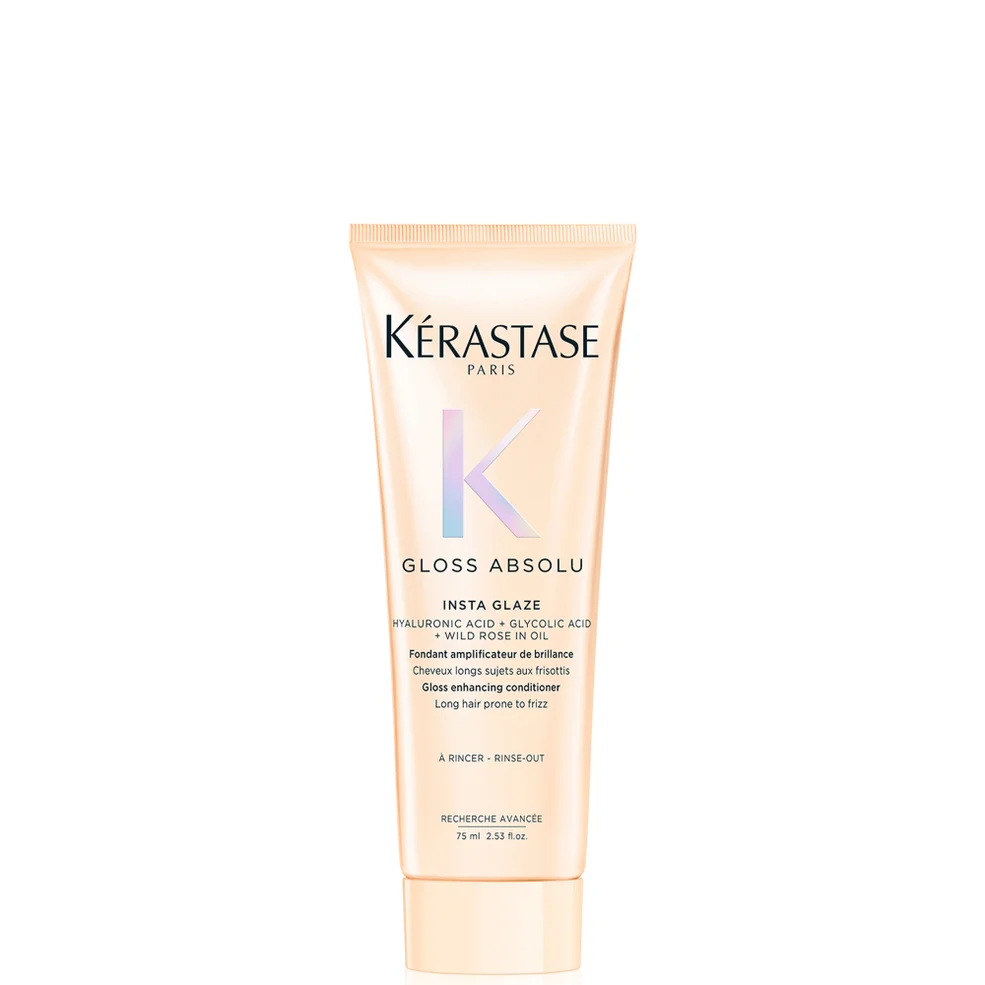 Kérastase Gloss Absolu Conditioner for All Hair Types with Glycolic Acid, Hyaluronic Acid & Wild Rose 75ml Imagen 1