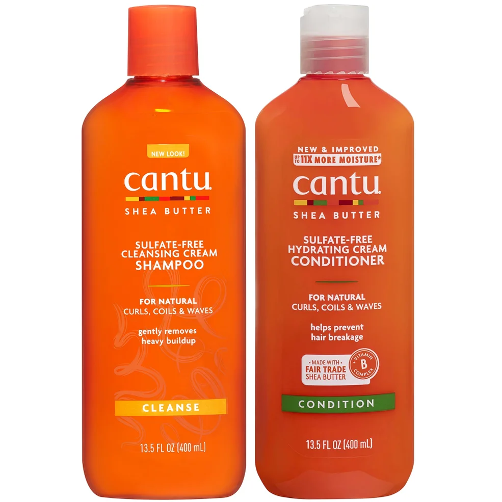 Cantu Shea Butter Cleansing Cream Shampoo & Hydrating Conditioner 400ml Imagen 1