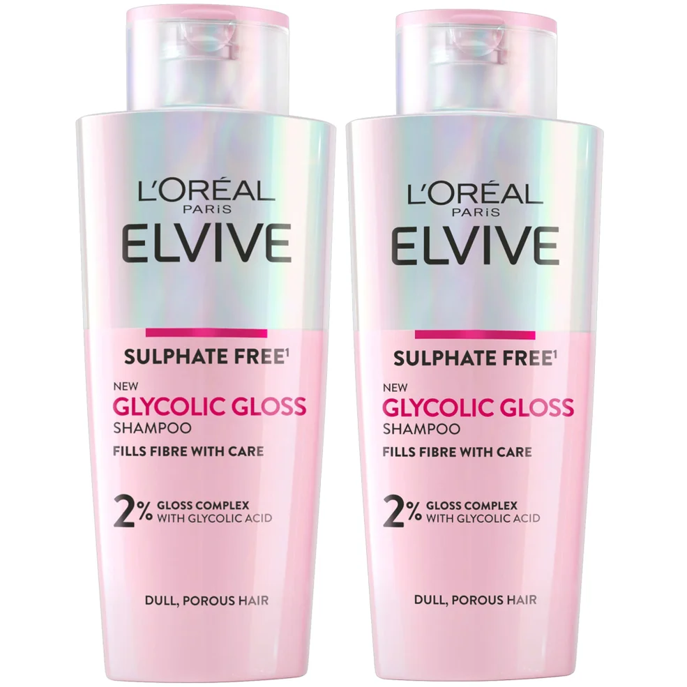 L'Oréal Paris Elvive Glycolic Gloss Shampoo Duo Imagen 1