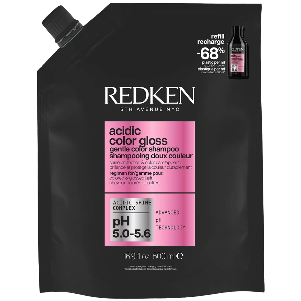 Redken Acidic Color Gloss Shampoo Refill Pouch 500ml Imagen 1