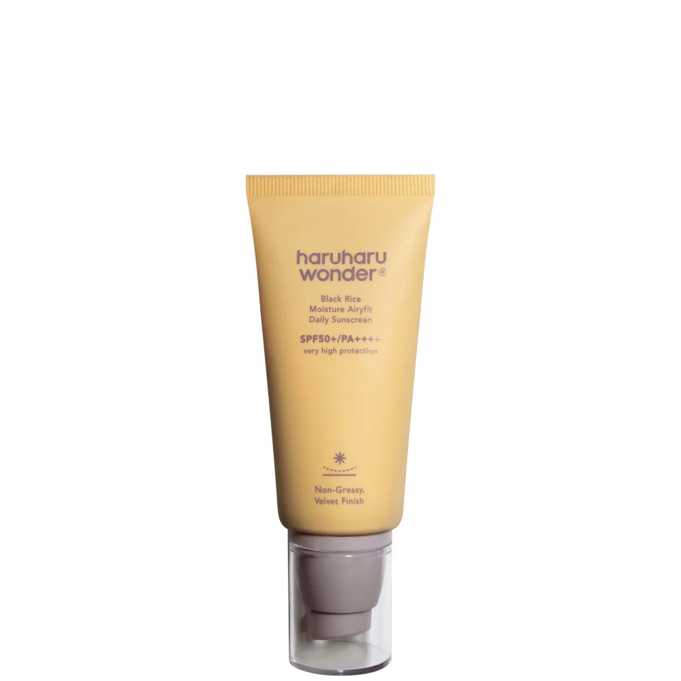 Haruharu Wonder Black Rice Moisture Airyfit Daily Sunscreen SPF50+/PA++++ 50ml Imagen 1