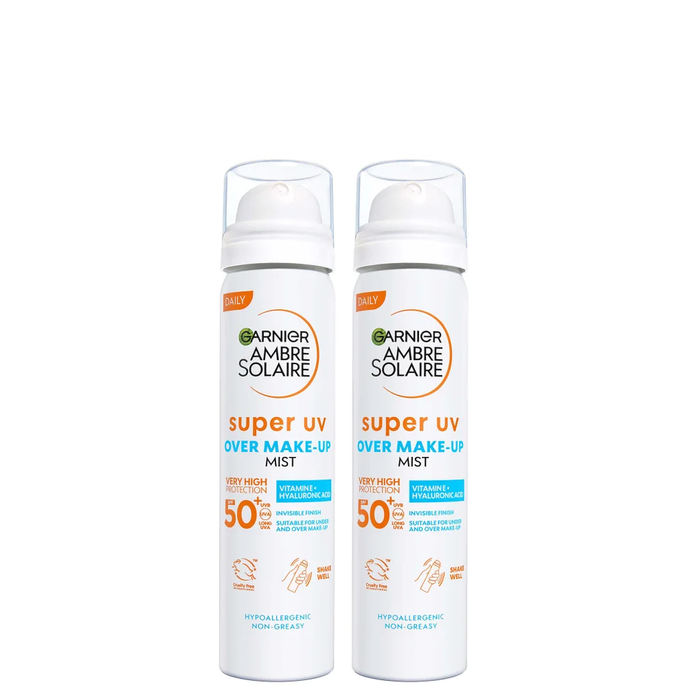 Garnier Ambre Solaire Over Makeup Super UV Protection Mist SPF50+ 75ml Duo Imagen 1