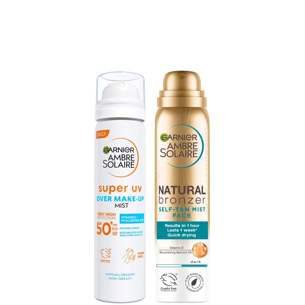 Garnier Ambre Solaire Face SPF50+ Mist and Self Tan Mist 75ml Imagen 1