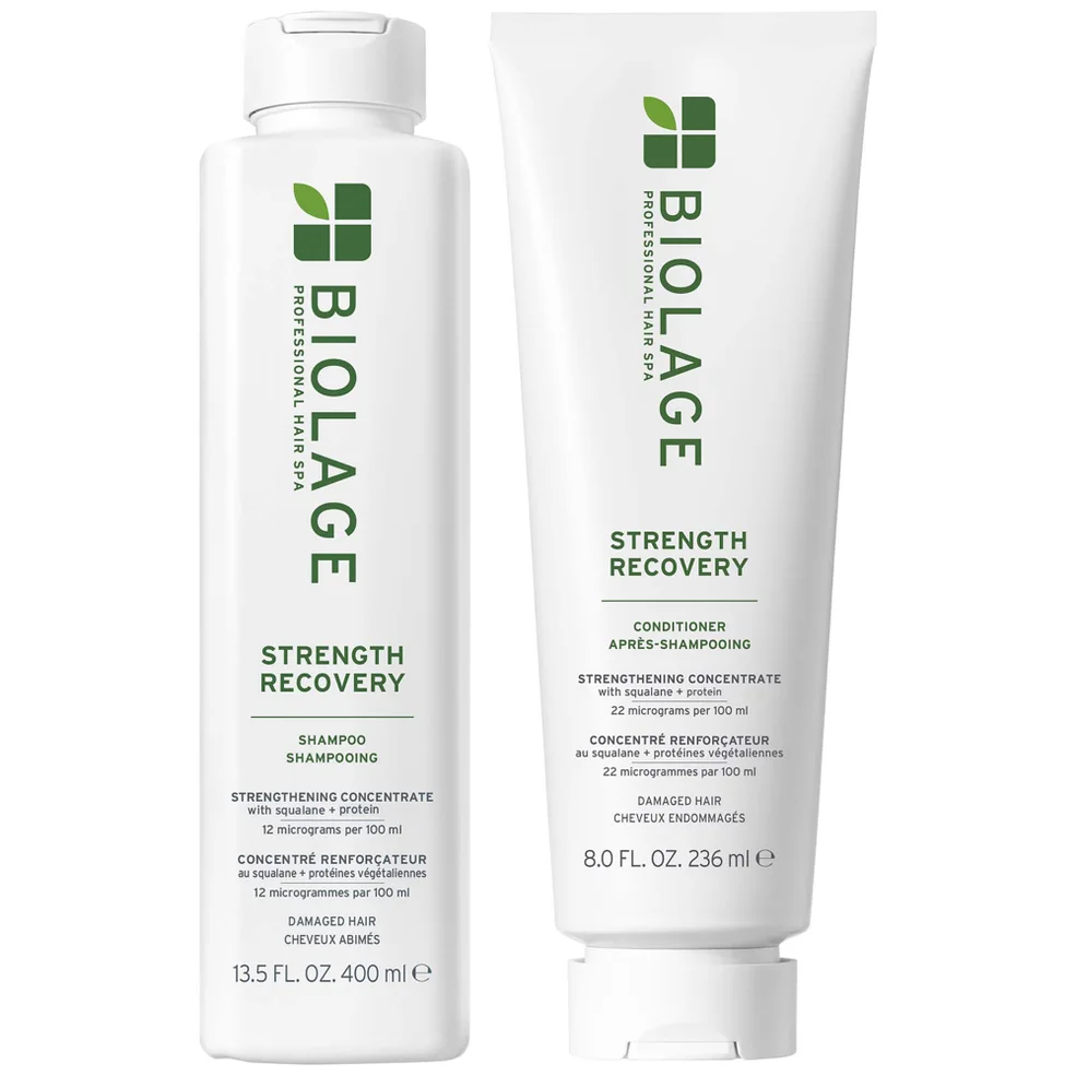 Biolage Strength Recovery Shampoo 400ml and Conditioner 236ml Duo Imagen 1