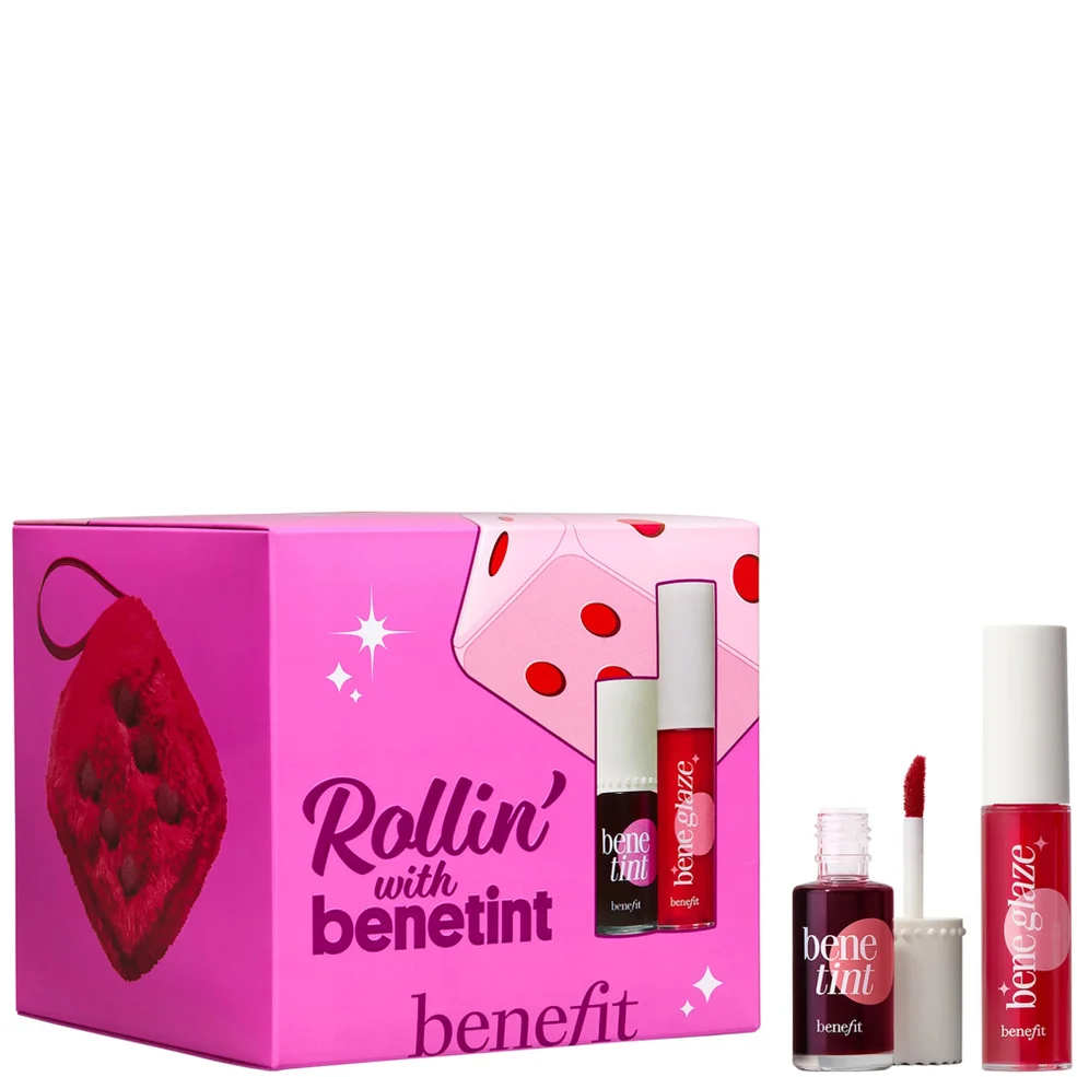 benefit Rollin with Benetint Cheek & Lip Tint and Limited Edition Lip Oil Duo with Beauty Bag Imagen 1