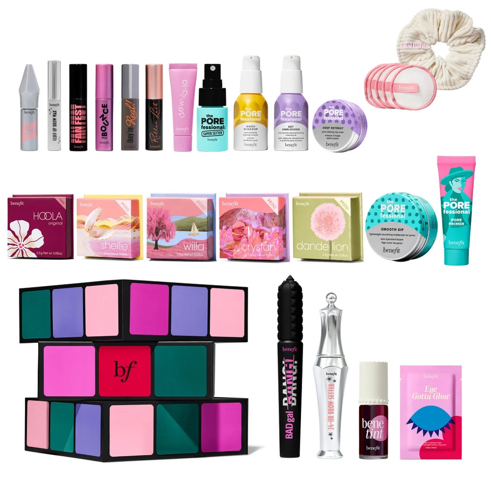 benefit Glam Cube 24 day Christmas Beauty Advent Calendar Imagen 1