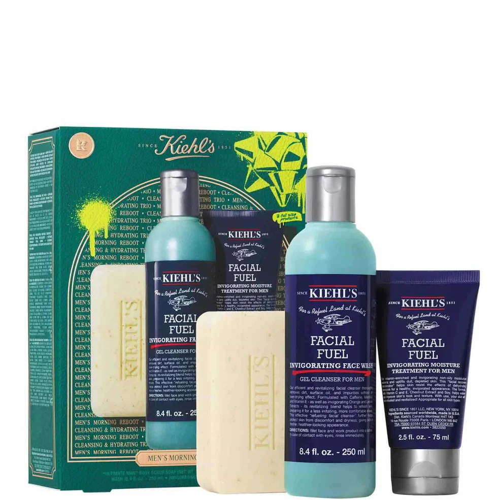 Kiehl's Men's Morning Reboot Set Imagen 1
