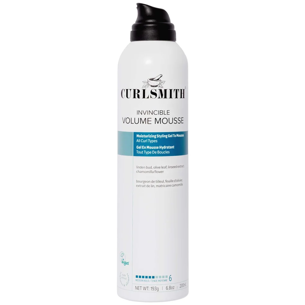 Curlsmith Invincible Volume Mousse 200ml Imagen 1
