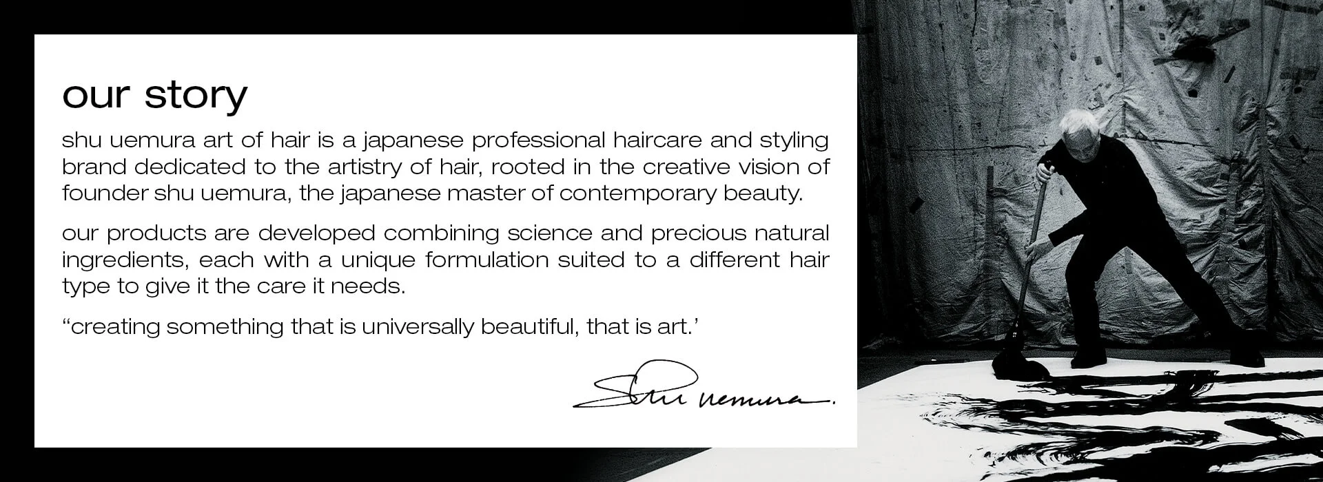 Shu Uemura About The Brand